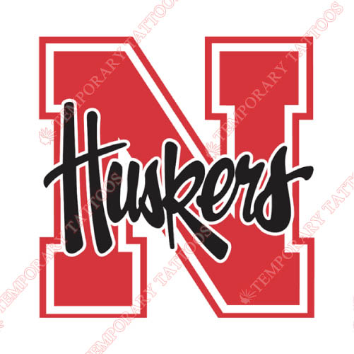 Nebraska Cornhuskers Customize Temporary Tattoos Stickers NO.5376